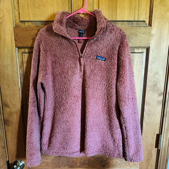 Patagonia Tops - Patagonia sweater! Quarter zip teddy bear brown soft fuzzy sweatshirt! Womens XL